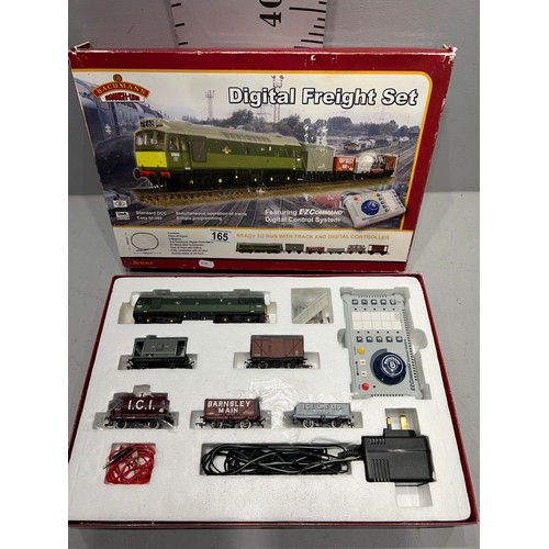 165 - Vintage digital freight train set in original box