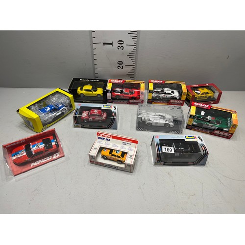 169 - Box g slot motor sport cars all individually