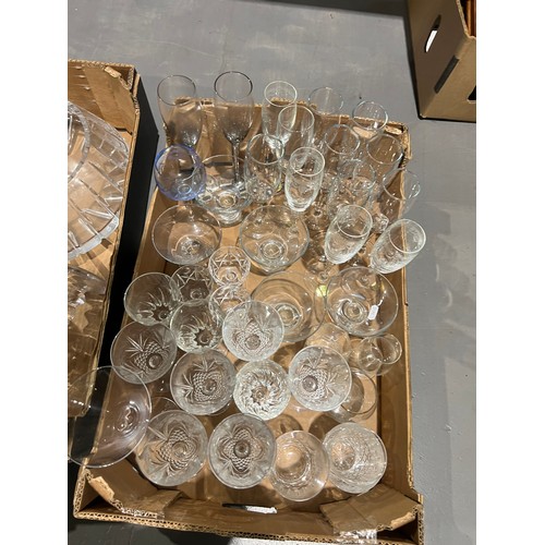 234 - 2 Boxes glassware