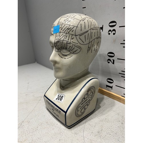 308 - Phrenology head by L.N fowler