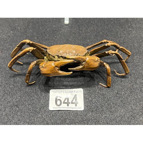 644 - Large bronze crab