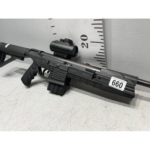 660 - Air rifle & scope (fires)