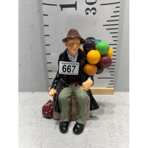 667 - Royal doulton HN1954 the balloon man