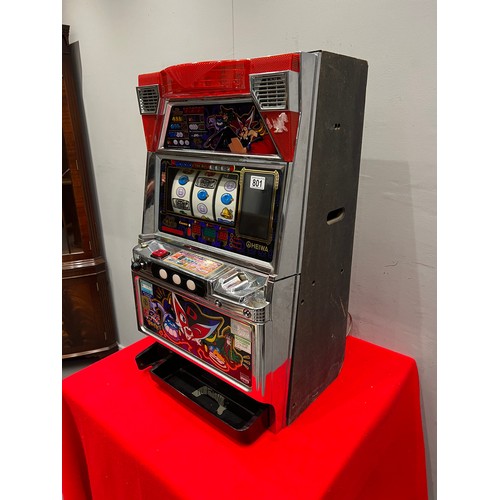 801 - E2 Hopper 'heiwa' slot machine/arcade machine (unable to check due to foreign plug)