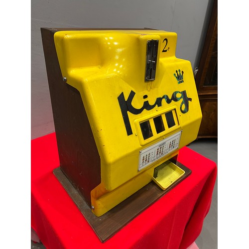 804 - 'King 2p play 1 armed arcade bandit /arcade machine (unable to test -no cable)