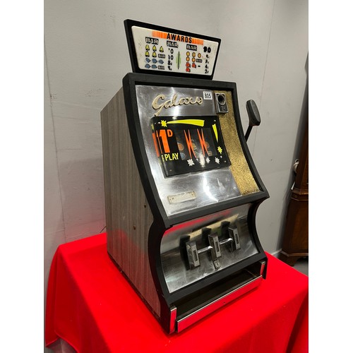 805 - Vintage 'galaxis' 1 armed arcade bandit /arcade machine (no plug)