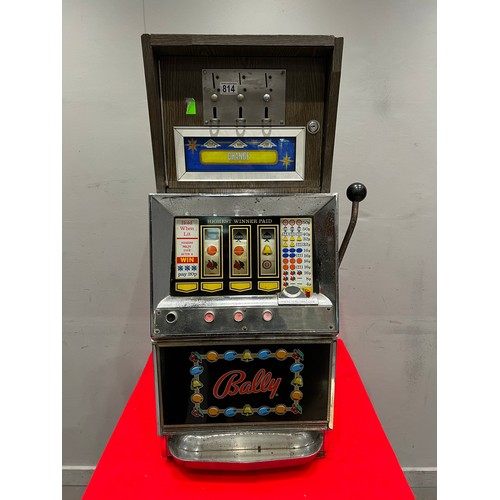 814 - Bally 1 armed arcade bandit 2p /arcade machine (no plug)