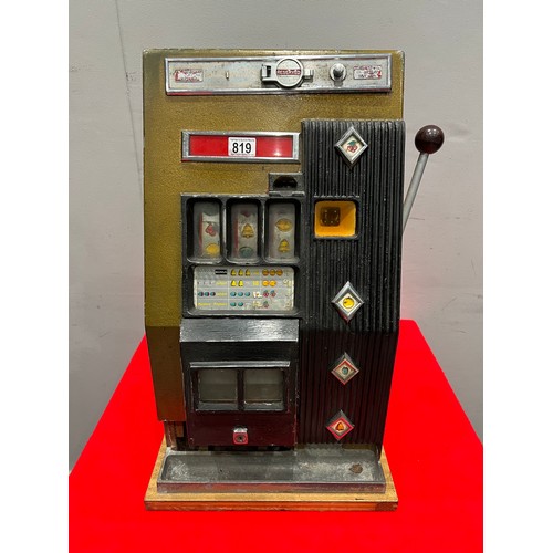 819 - Vintage 1 armed arcade bandit fruit machine /arcade machine (nt working)