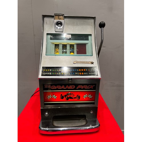 821 - Continental sega grand Prix 1 armed arcade bandit fruit machine /arcade machine (working)