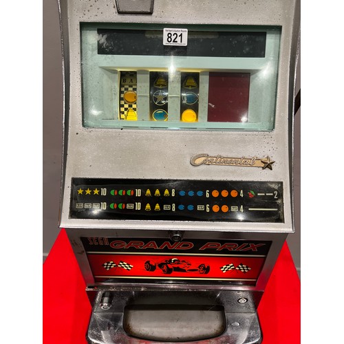 821 - Continental sega grand Prix 1 armed arcade bandit fruit machine /arcade machine (working)