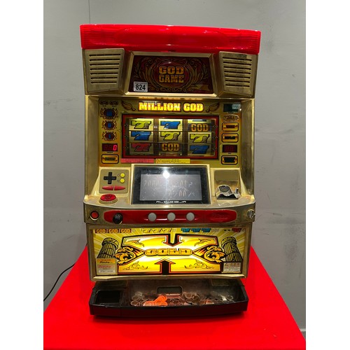 824 - Modern Japanese god game bandit 1 armed arcade bandit /arcade machine (working)