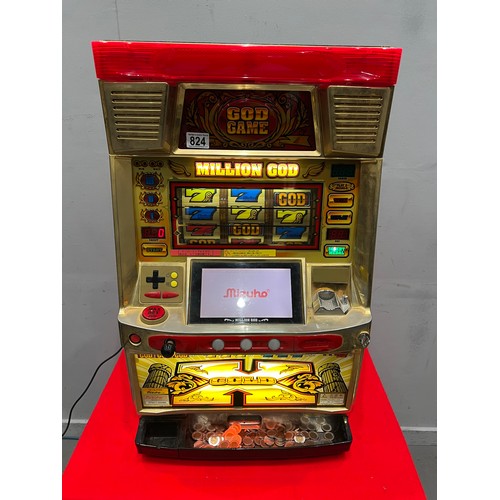 824 - Modern Japanese god game bandit 1 armed arcade bandit /arcade machine (working)