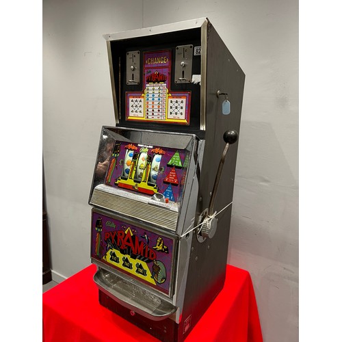 Bally pyramid 2p play fruit machine 1 armed arcade bandit /arcade ...
