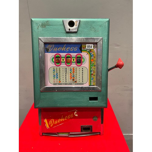 854 - 'Dutchess' 1 armed arcade bandit fruit machine/arcade machine