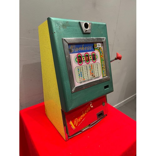 854 - 'Dutchess' 1 armed arcade bandit fruit machine/arcade machine