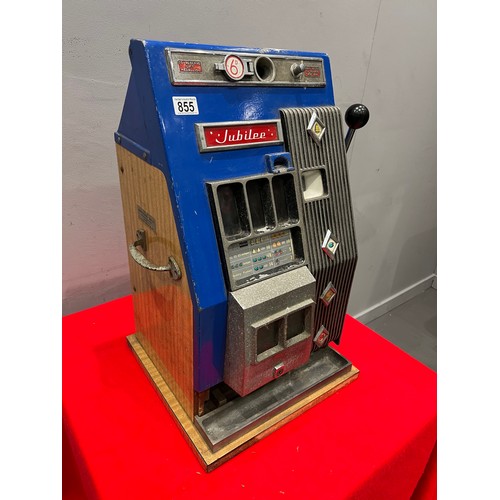 855 - Jubilee arcade fruit machine 1 armed arcade bandit /arcade machine