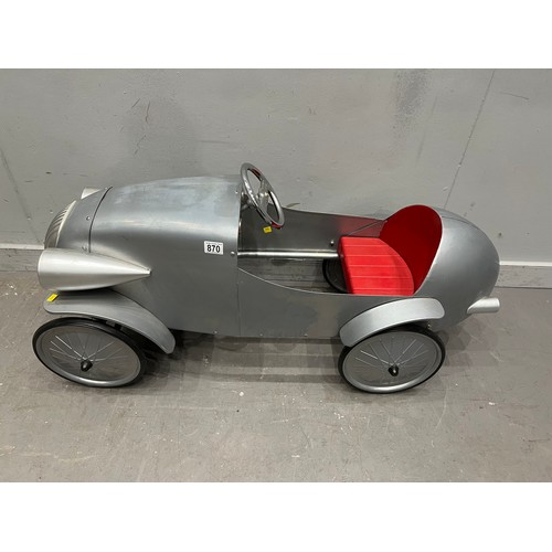 870 - Vintage fairground pedal car