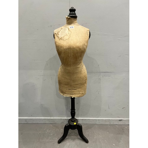 875 - Vintage dress makers dummy