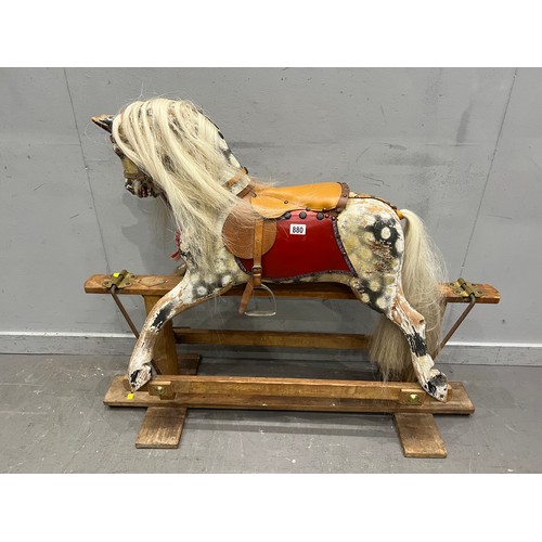 880 - Vintage fairground rocking horse