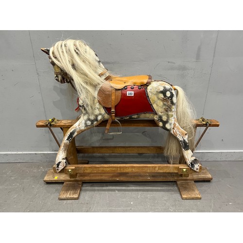 880 - Vintage fairground rocking horse