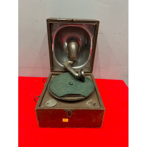 894 - Vintage 'deca' boxed gramophone