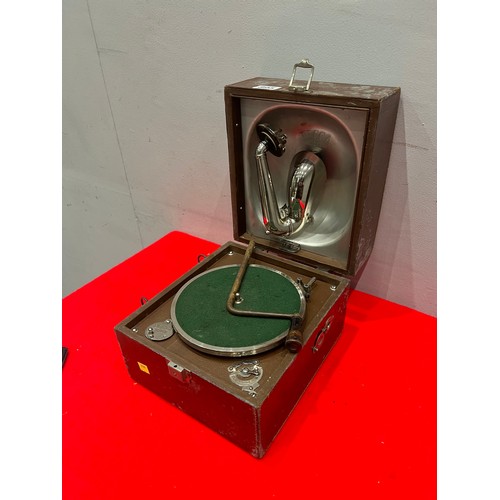 895 - Vintage 'deca' boxed gramophone