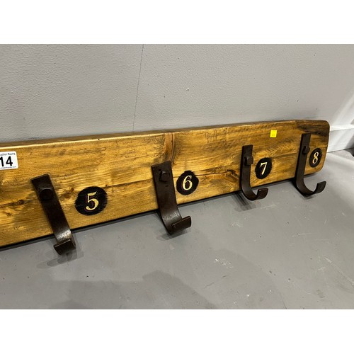 914 - Industrial fairground style coat hook