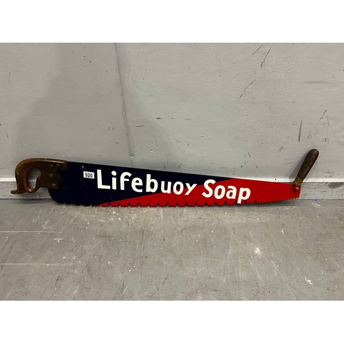 920 - Vintage lifebuoy soap saw