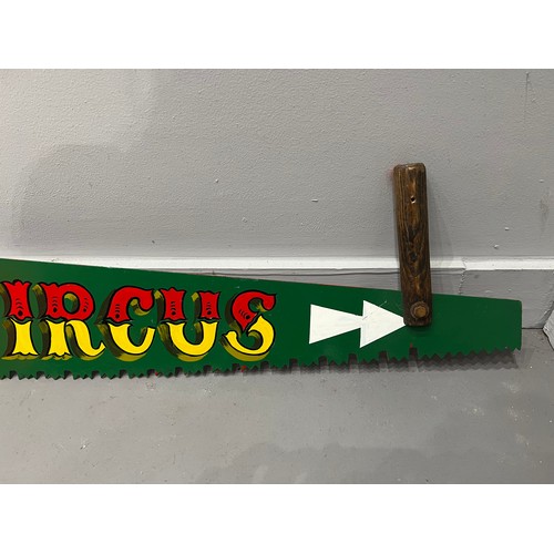 924 - G-J Roberts circus sign saw