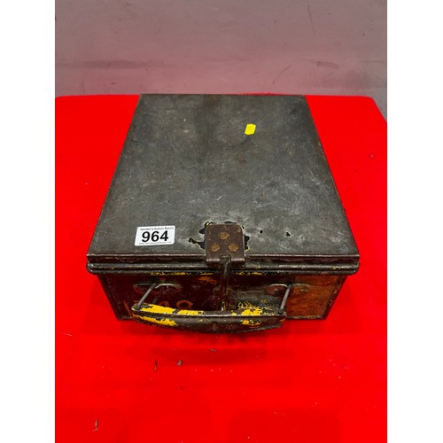 964 - Vintage bus ticket machine in original case