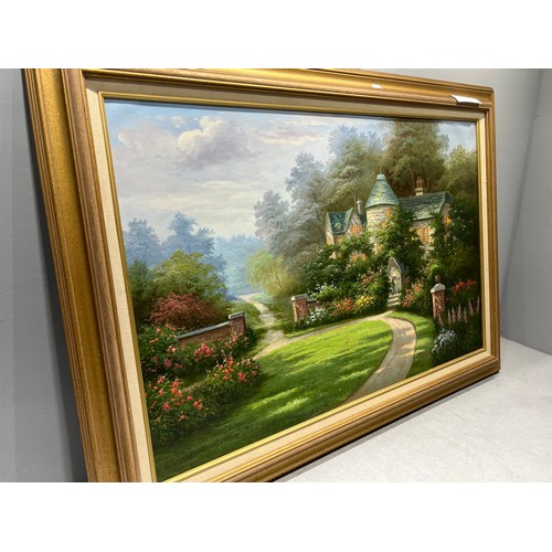 23 - Oil painting like after Thomas kinkade (superb)