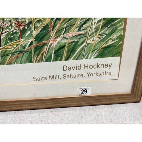 29 - Print David Hockney, salts mill