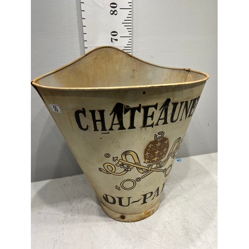 55 - French grape carrier bucket