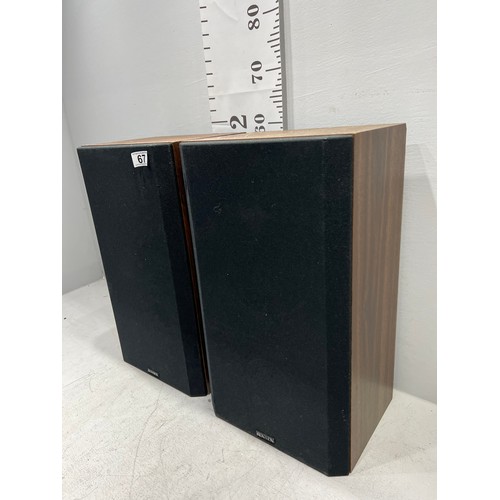 67 - Pair of Jensen teak speakers