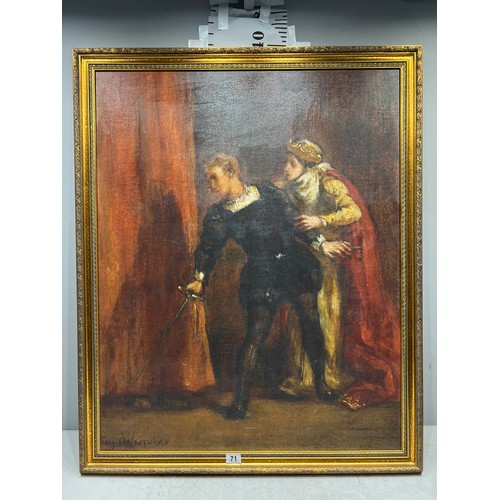 71 - Large gilt frame picture