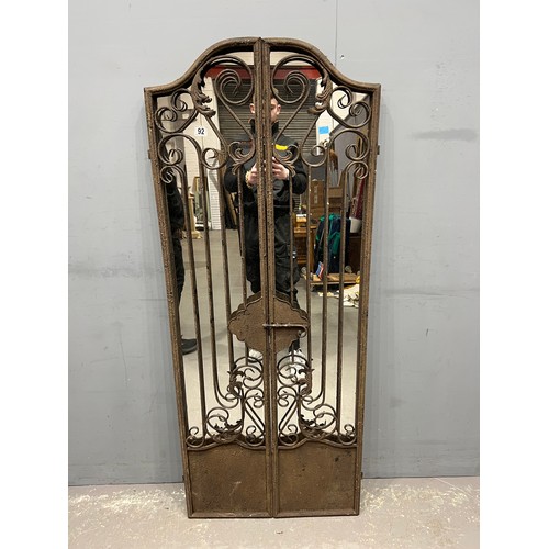 92 - Heavy cast iron mirror