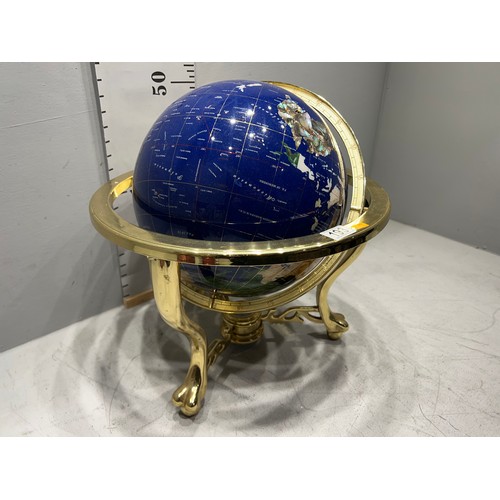 193 - Large brass globe