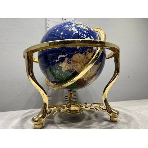 193 - Large brass globe