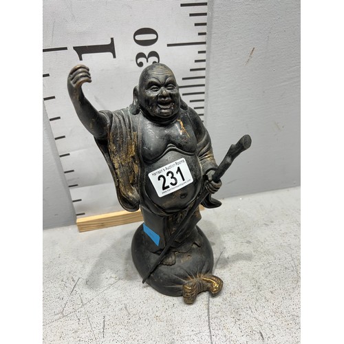 231 - Bronze Buddha figure