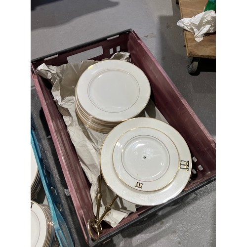 385 - 2 Boxes porcelain plates