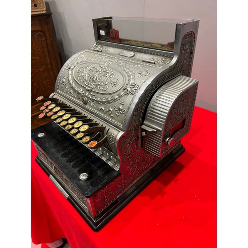 845 - Victorian national cash register good size missing top section