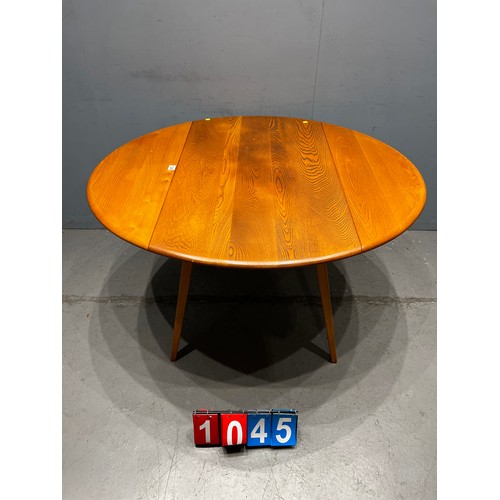 1045 - Blonde ercol drop leaf table clean