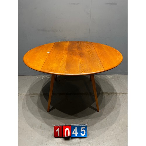 1045 - Blonde ercol drop leaf table clean