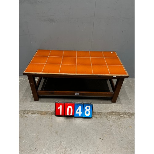 1048 - Mid century tile coffee table