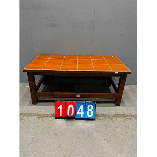 1048 - Mid century tile coffee table