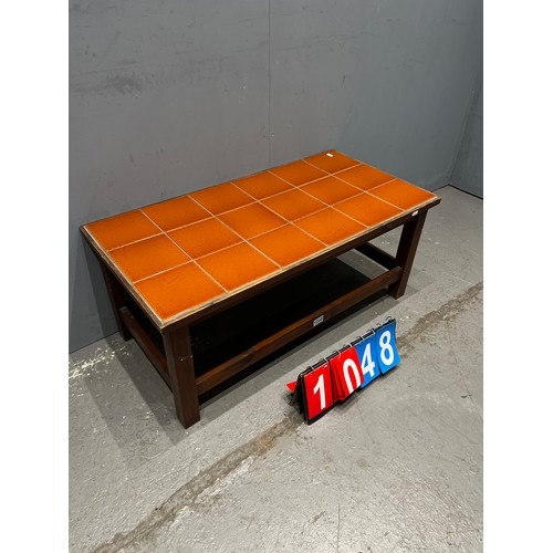 1048 - Mid century tile coffee table