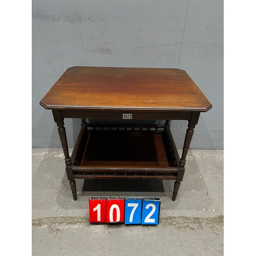 1072 - Victorian mahogany side table