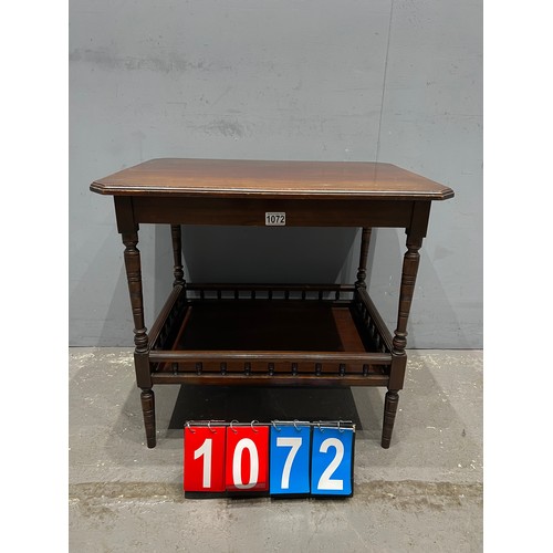 1072 - Victorian mahogany side table