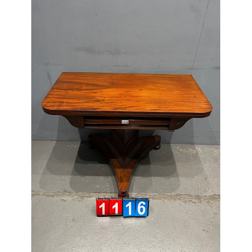 1116 - Victorian mahogany console table