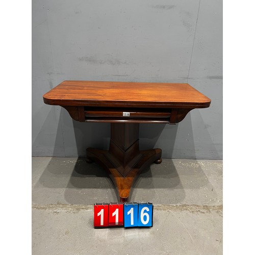 1116 - Victorian mahogany console table